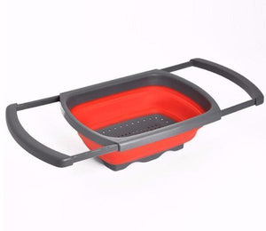 SINK FOLDABLE COLANDER WITH HANDLE